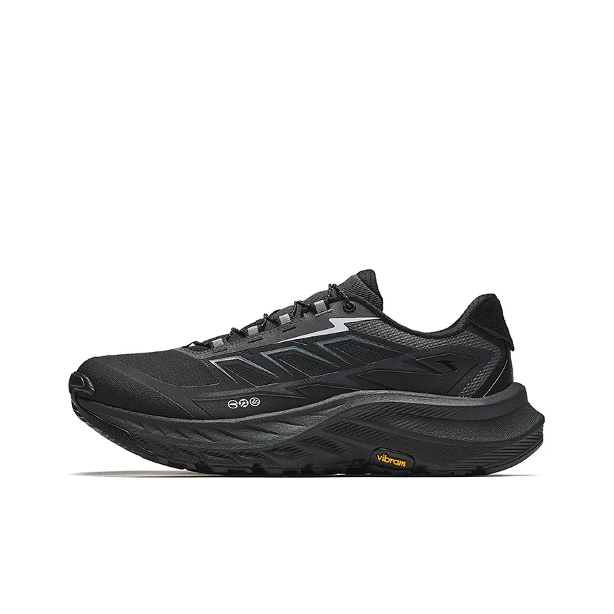 Anta Explore The Wilderness Non-slip Wear-resistant Shock Absorption Low-Top Casual Running Shoes Men's Black
