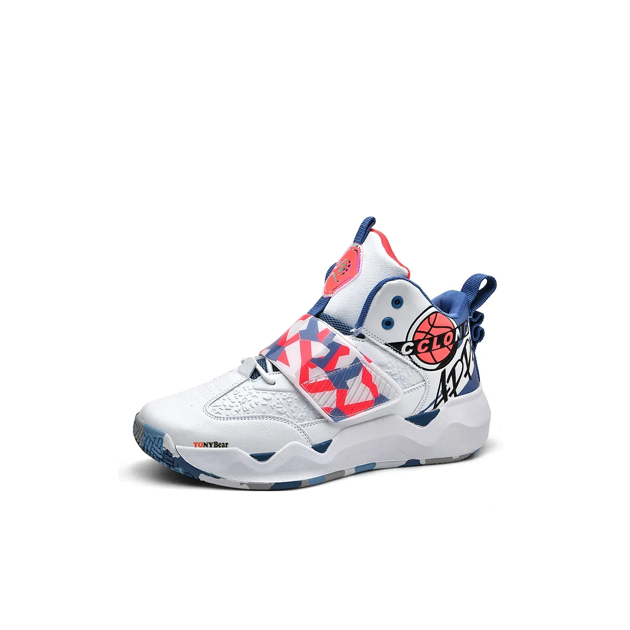 TONYBEAR Противоскользящие высокие баскетбольные кроссовки для мужчин