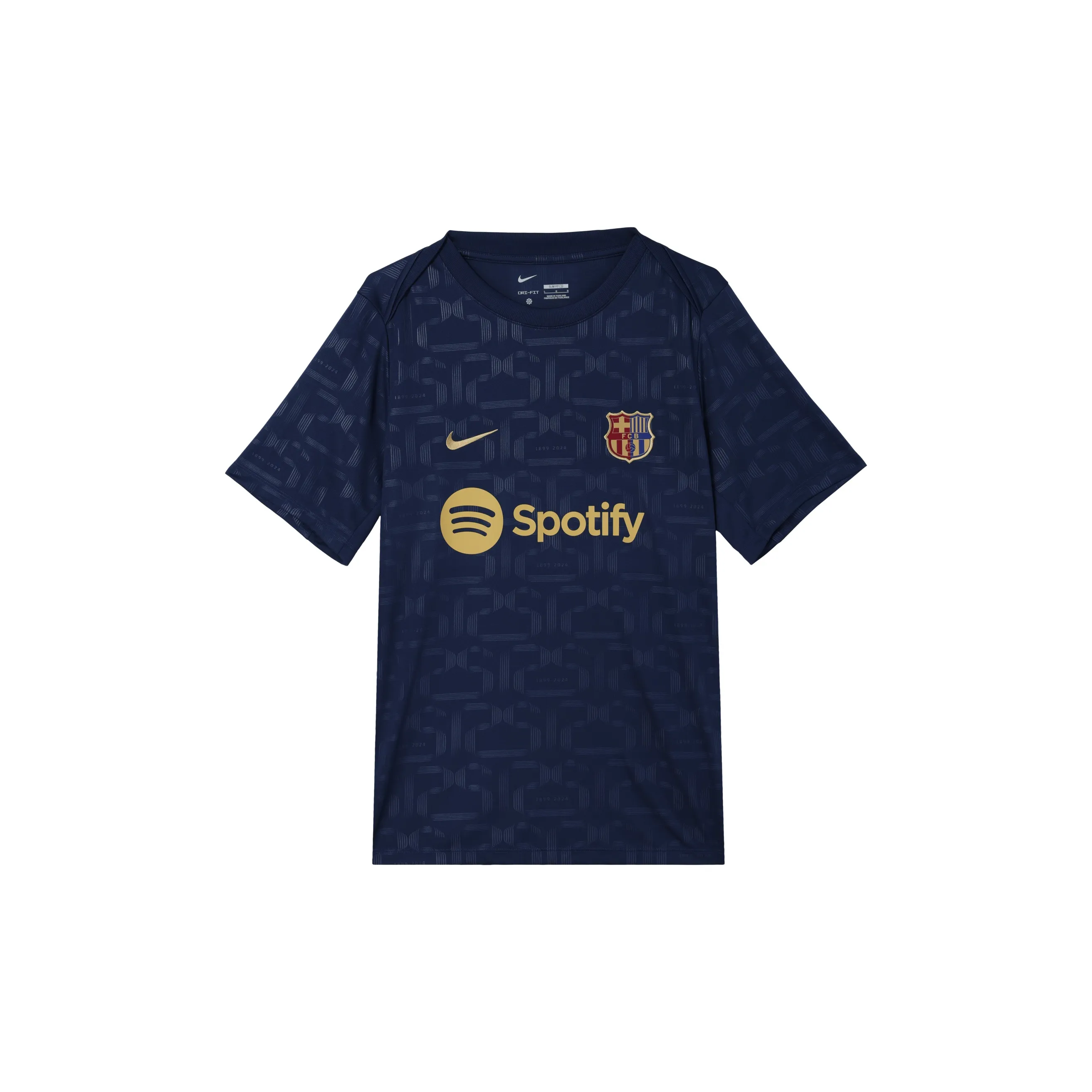 Nike Fc Barcelona Academy Pro Home Men's Nike Dri-FIT Soccer Pre-Match Short-Sleeve Top