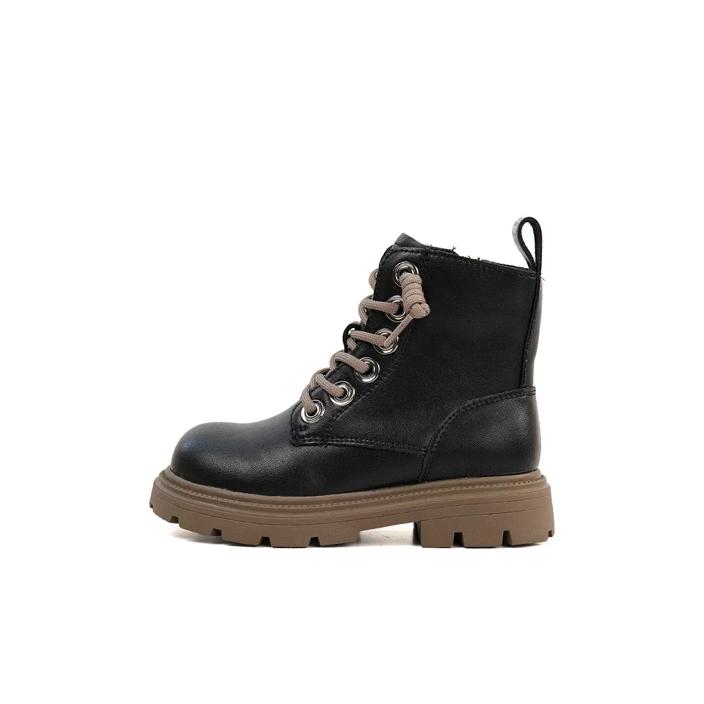 Banner The Piggy Slip-Resistant Abrasion-Resistant Детские ботинки Черные Детские