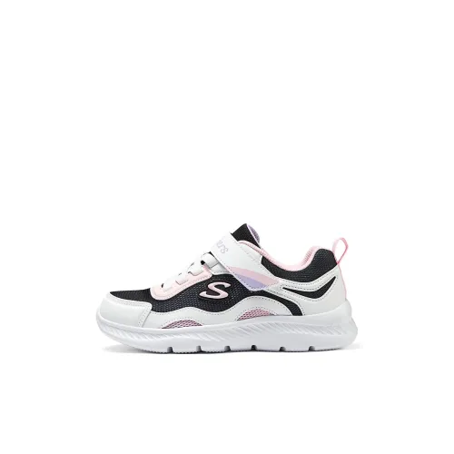 SKECHERS GIRLS Детская повседневная обувь Низкий верх Черный, белый, розовый Kids