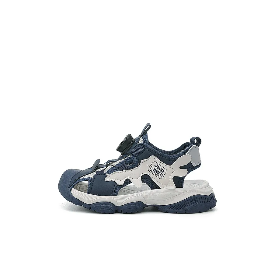 JEEP Детские сандалии Синий с Белым Lettering Kids