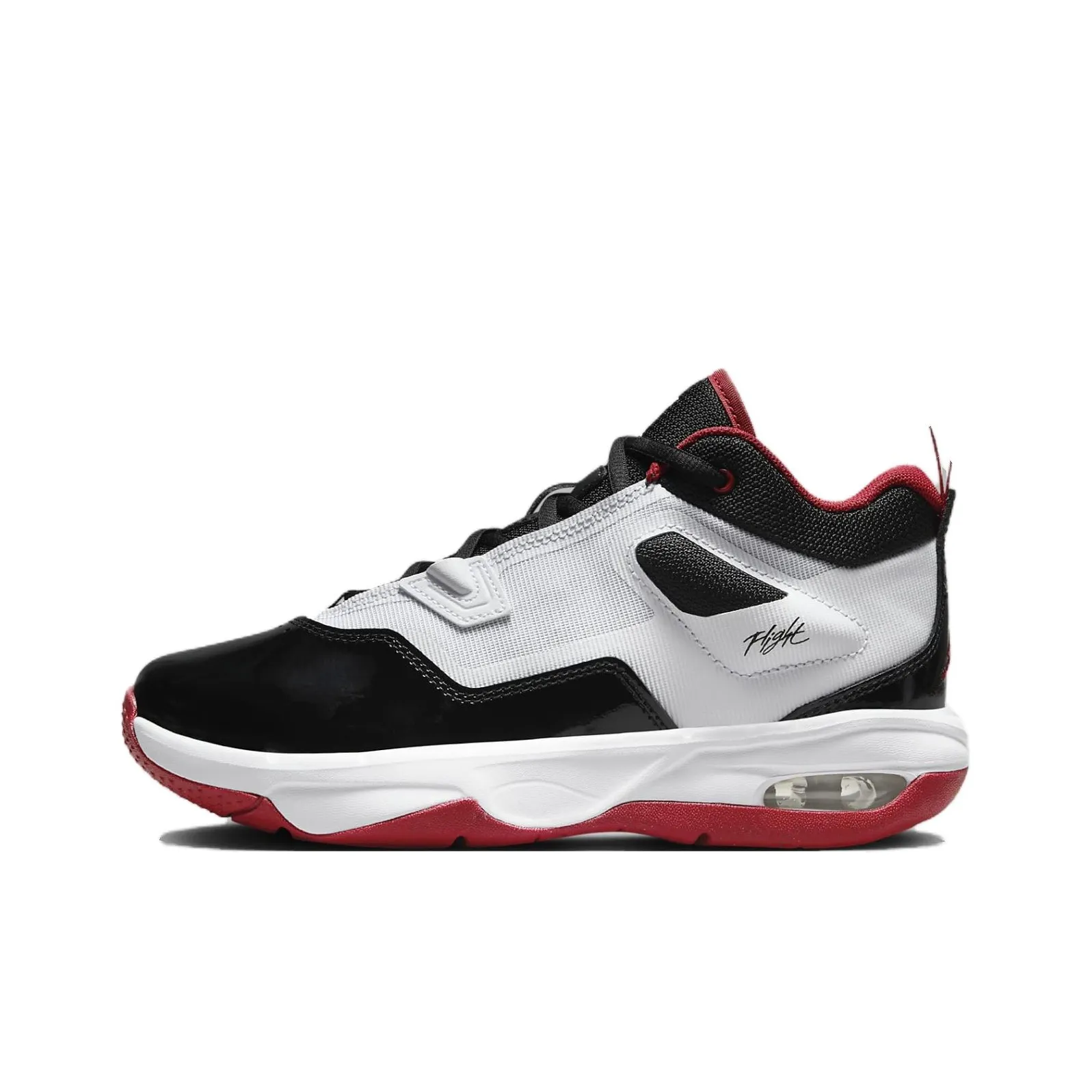Jordan Stay Loyal 3 Anti Slip Wear Resistant Low Top Kids Lifestyle Shoes White Black Red Teenagers