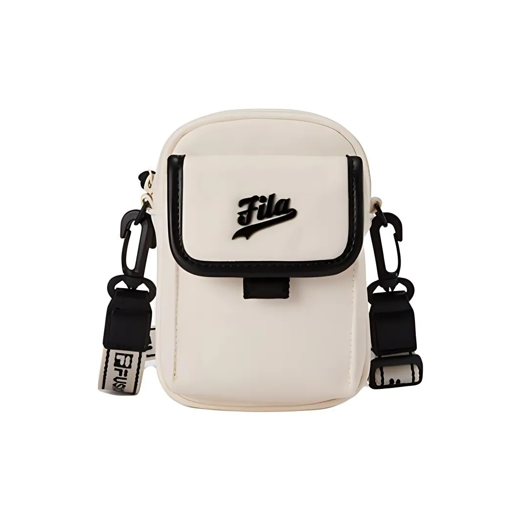 FILA FUSION Ткань Сумка через плечо Сумка на плечо Мини Унисекс Светлый Бежевый Хаки