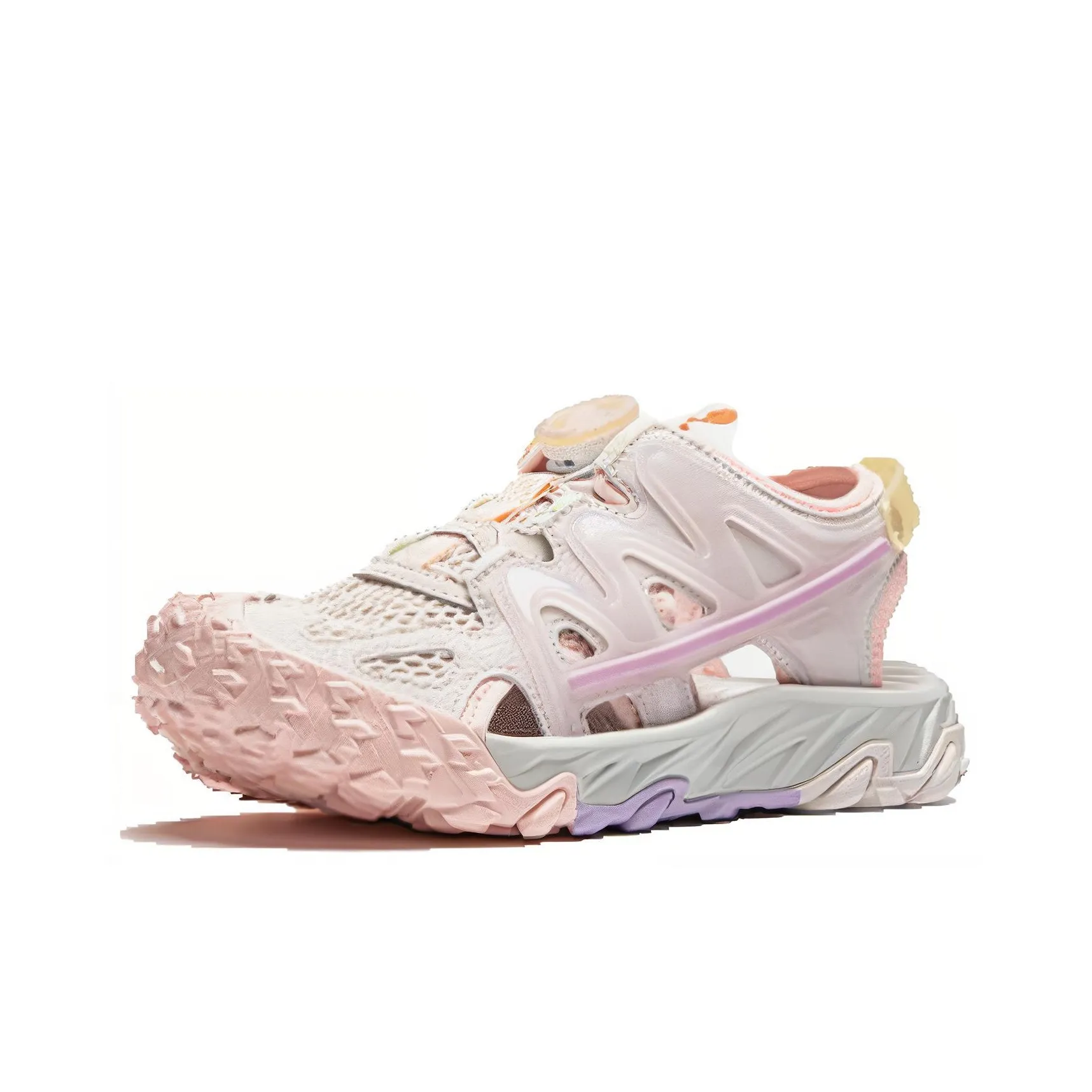 LINING YOUNG Sports Life Collection Long Journey Children's Sandals White Sand Gray Teenagers