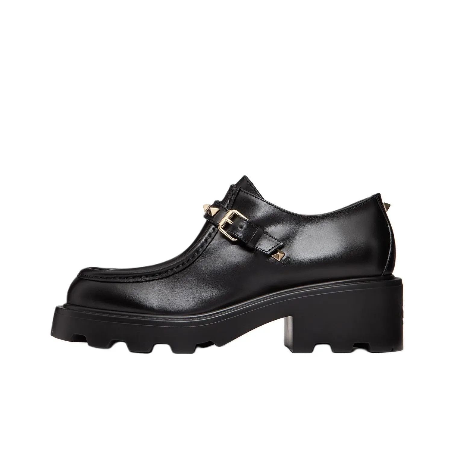 Valentino Garavani Rockstud Almond Toe Loafers Women's