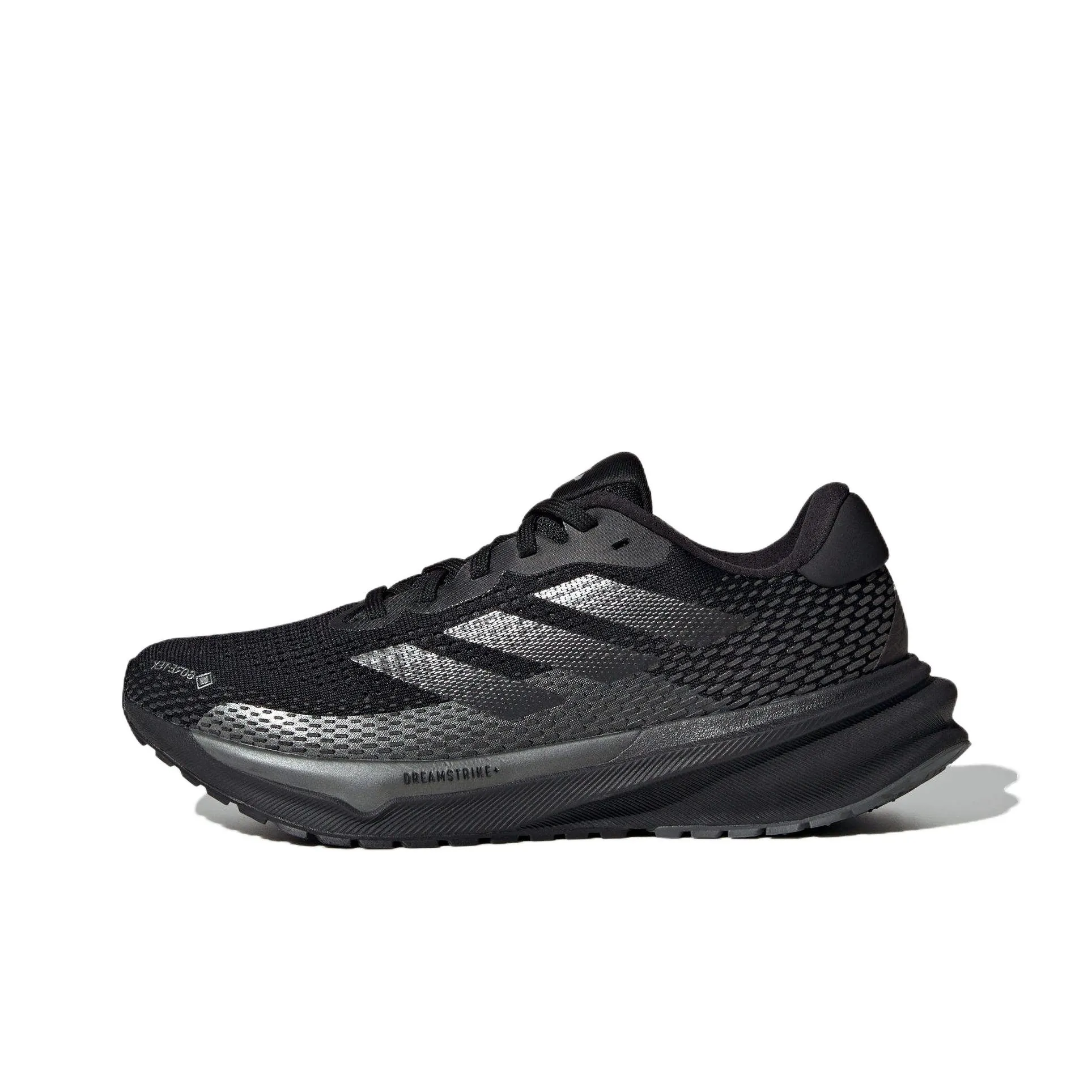 Adidas Supernova Slip Резистентный к истиранию Низкий топ Беговые кроссовки Женские Черный