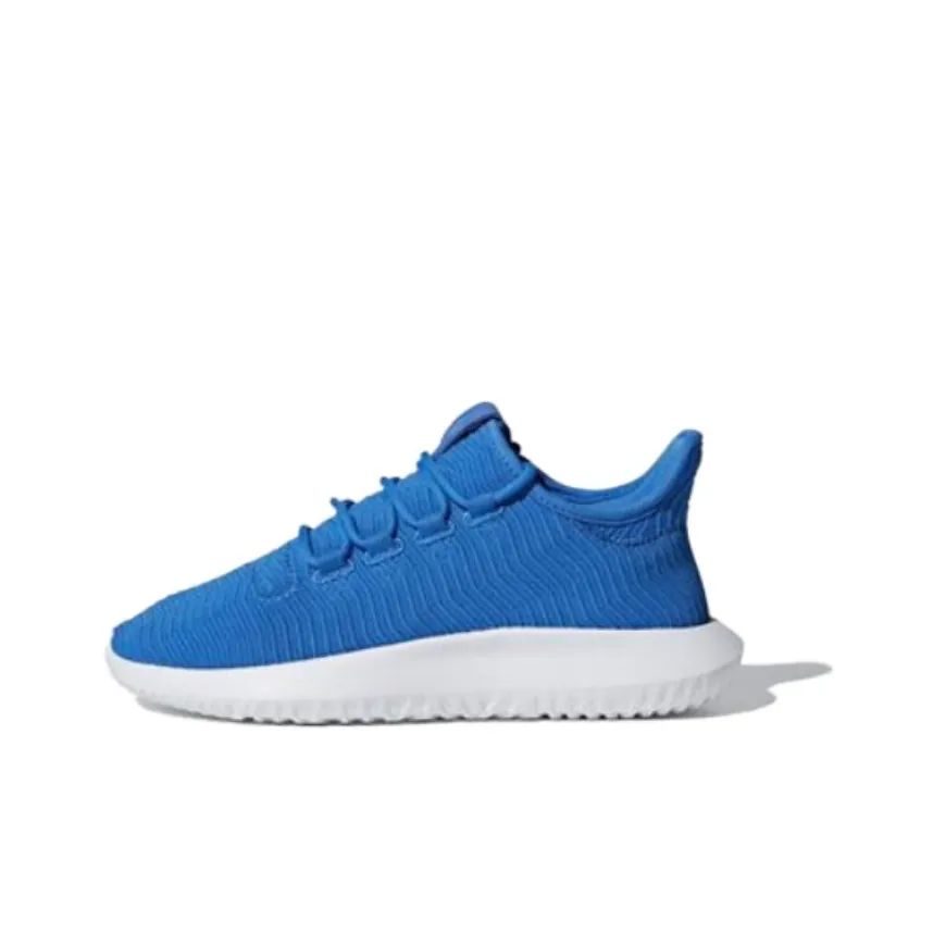 Adidas Anti Slip Wear Resistant Low Top Kids' Running Shoes Blue Teenagers