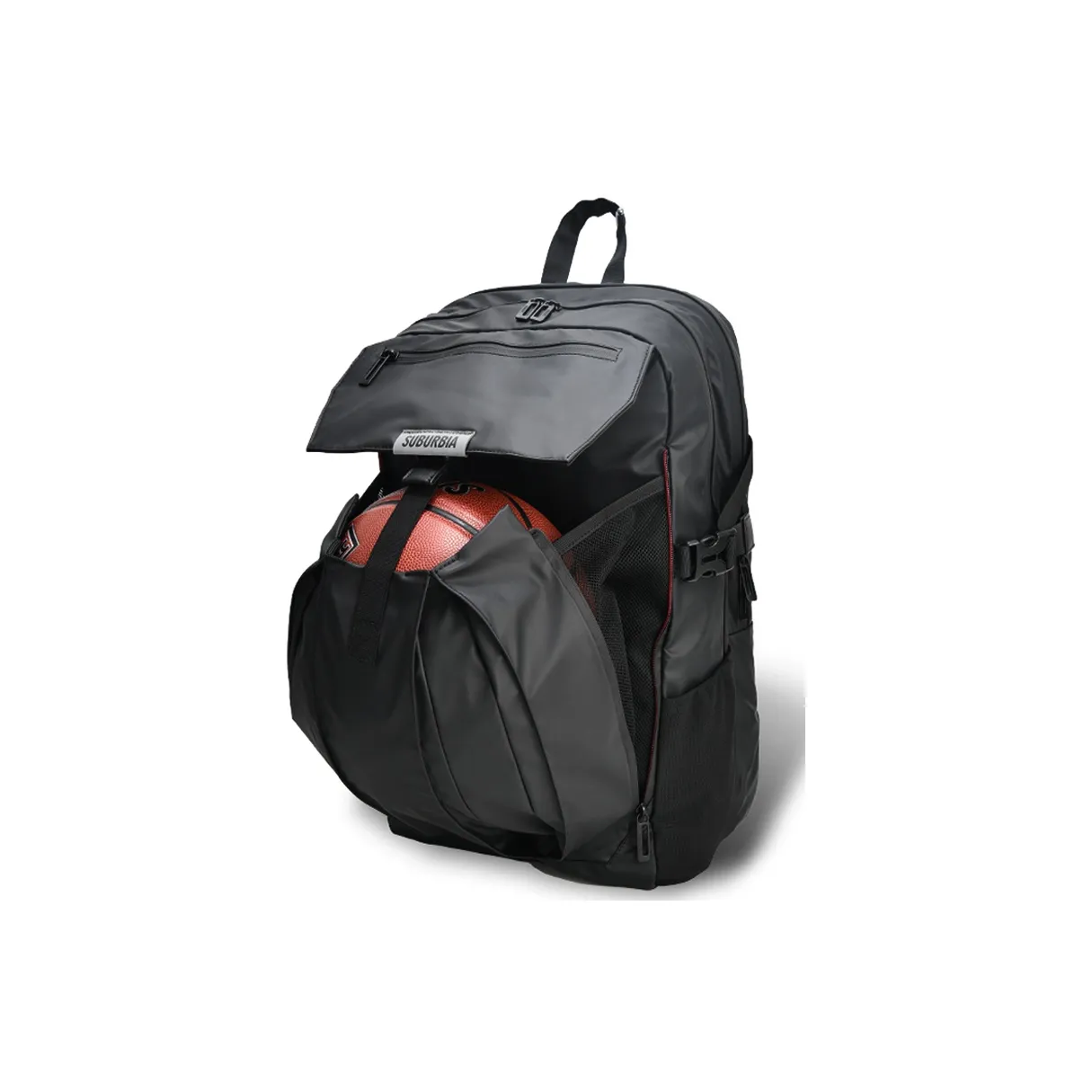 SUBURBIA Водонепроницаемый рюкзак стандартный унисекс черный