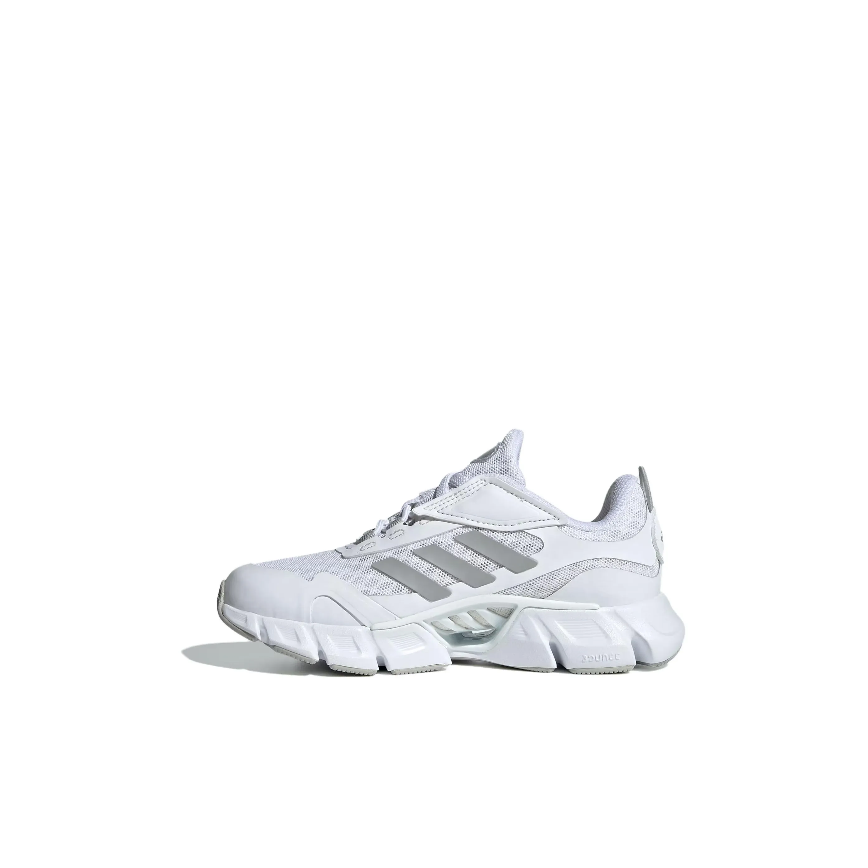 Adidas Climacool Устойчивый к истиранию Дышащий Низкий Топ Детские Лайфстайл Обувь Белый Серый Для детей 3-7 лет