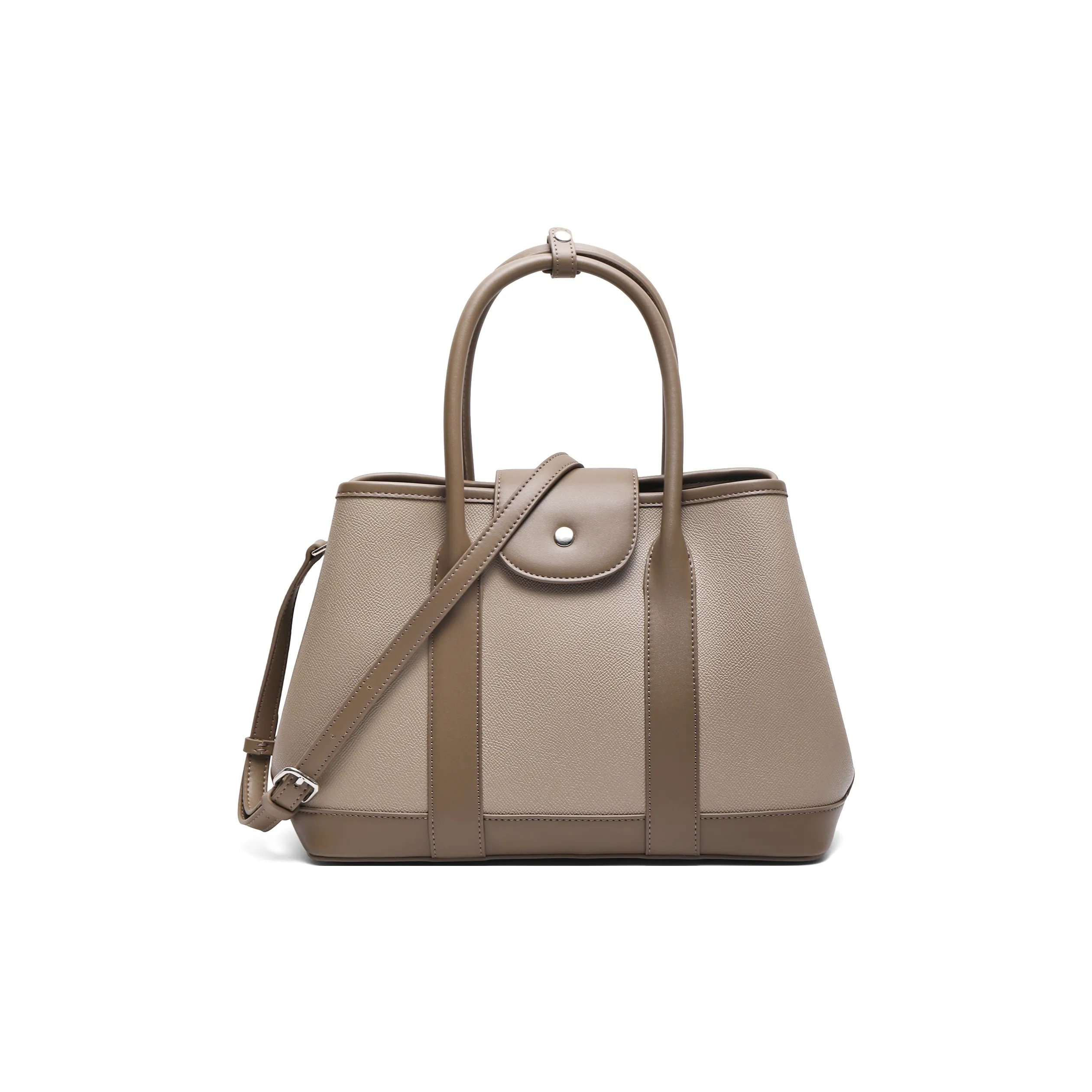 BELLE Корова Кожа с Искусственной Кожей Сумка-тоут на Одно Плечо Женская Однотонная Без Узора