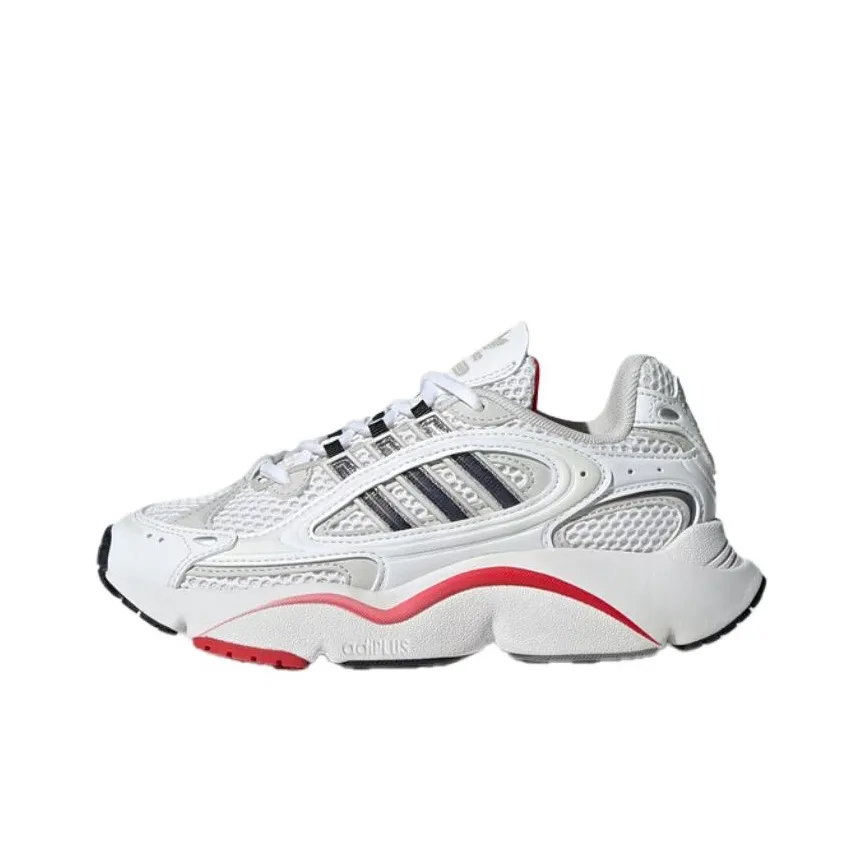 Adidas Originals Ozmillen Slip Устойчивый к истиранию Низкий Топ KIDS Lifestyle Shoes Белый