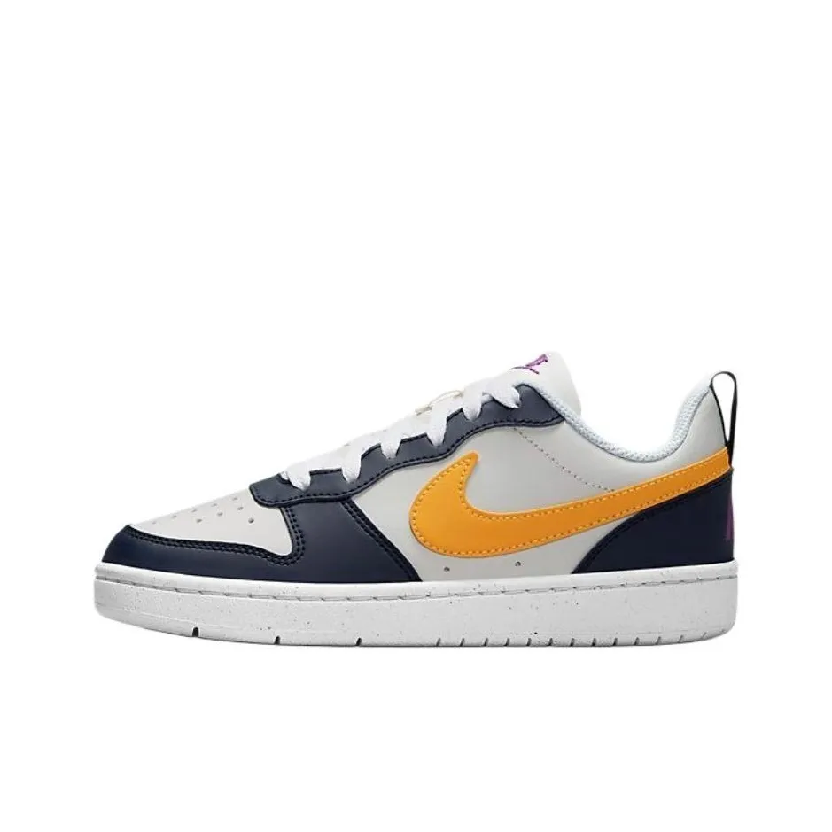 Nike Court Borough Low Recraft 'White Navy Gold' GS