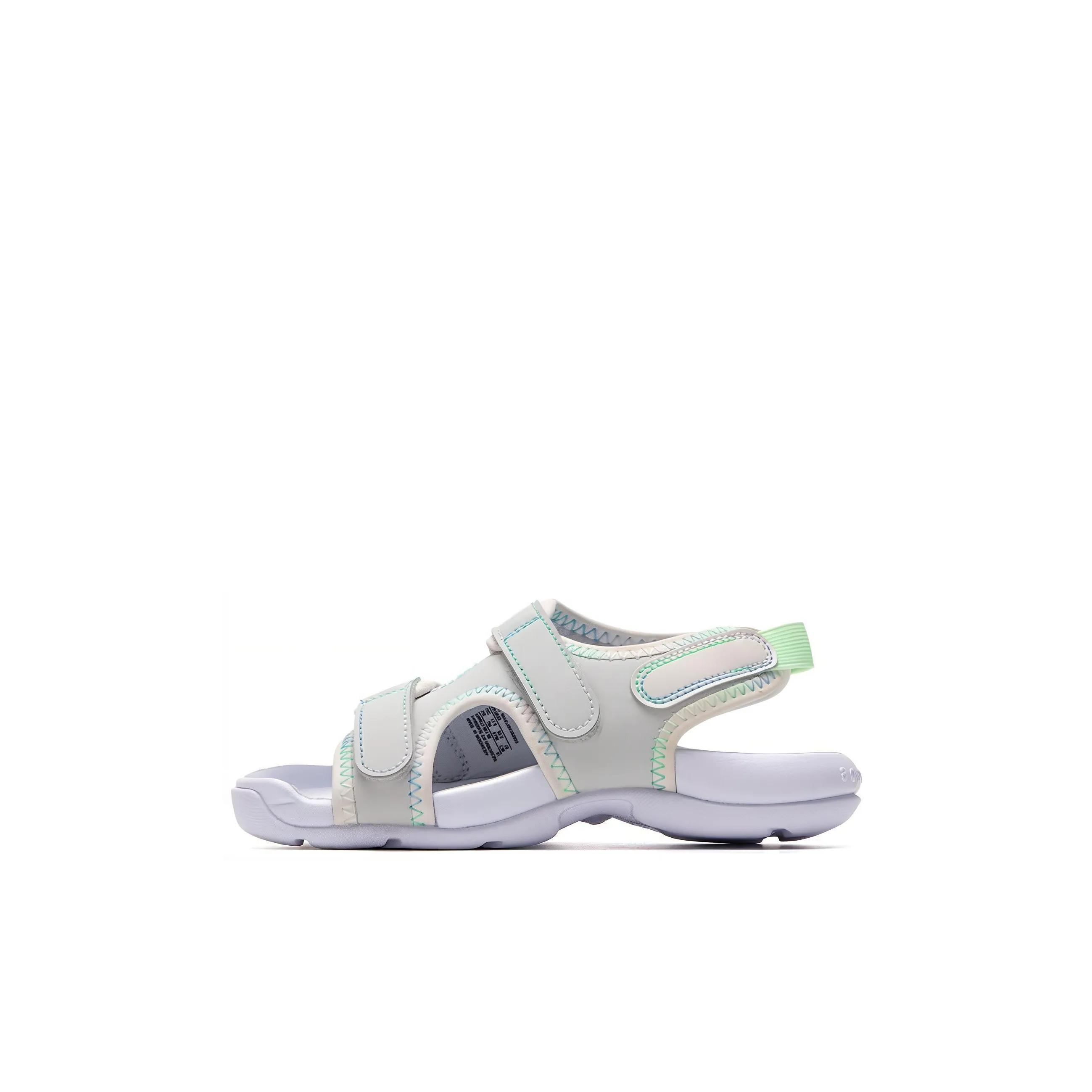 Nike Sunray Adjust 6 Противоскользящие Амортизирующие и Дышащие Детские Сандалии Зеленые Серые Белые Детские