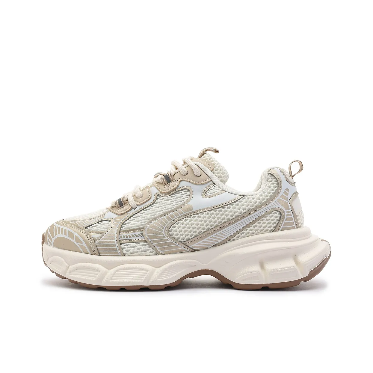 PAUL FRANK Амортизация Высота Увеличение Устойчивость к Износу Легкий Мат Низкий Топ Повседневная Обувь Женская Бежевая