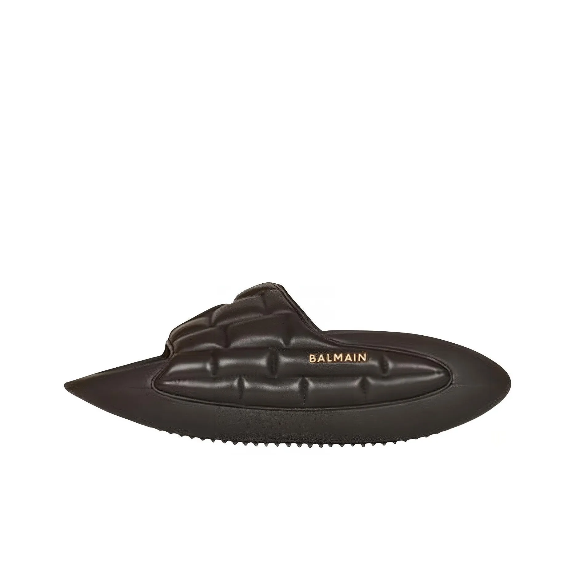 BALMAIN B IT Mules Quilted Black