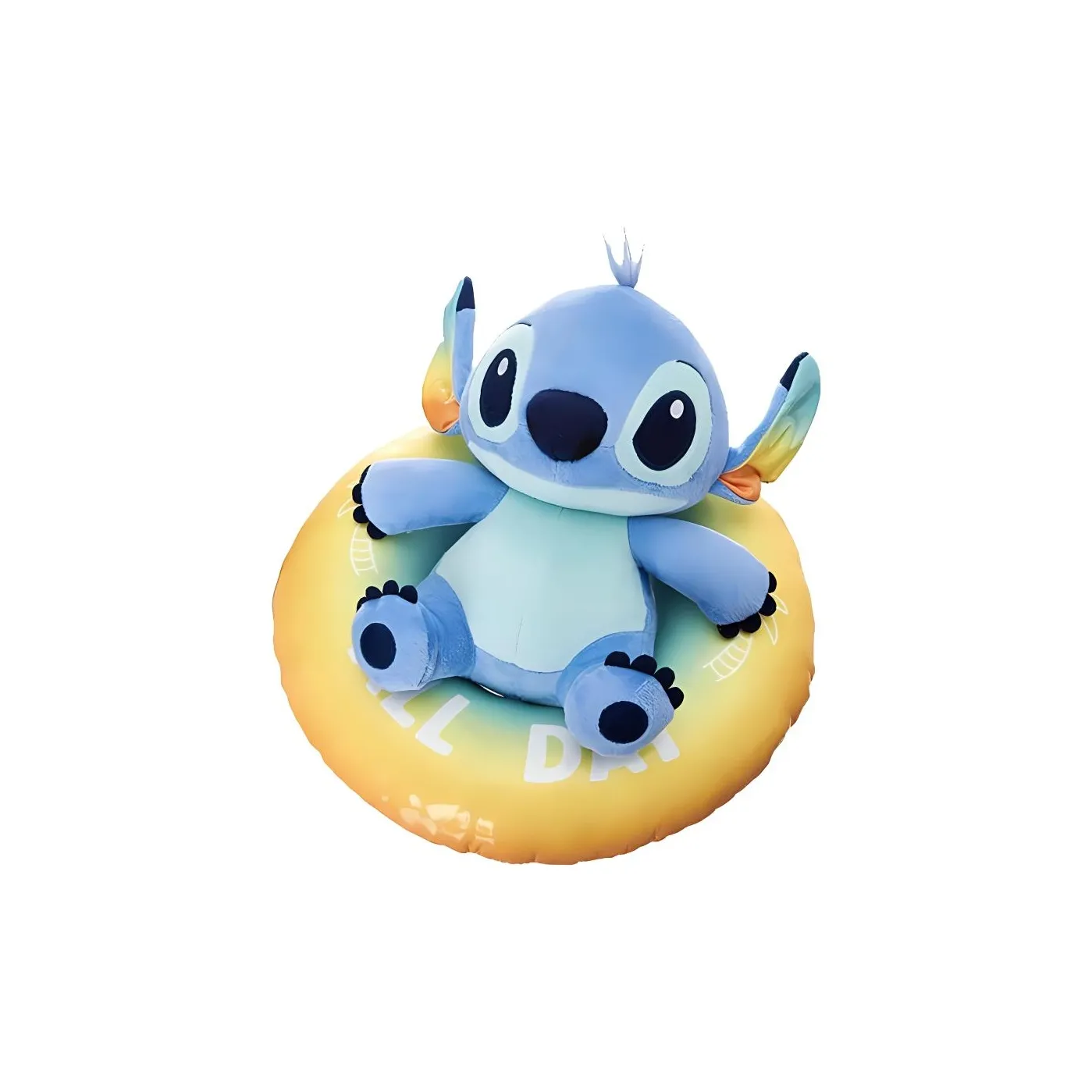 Disney Stitch Beach Party Collection Stitch Beach Party Collection, Swim Ring Dolls Plush Doll 28cm High