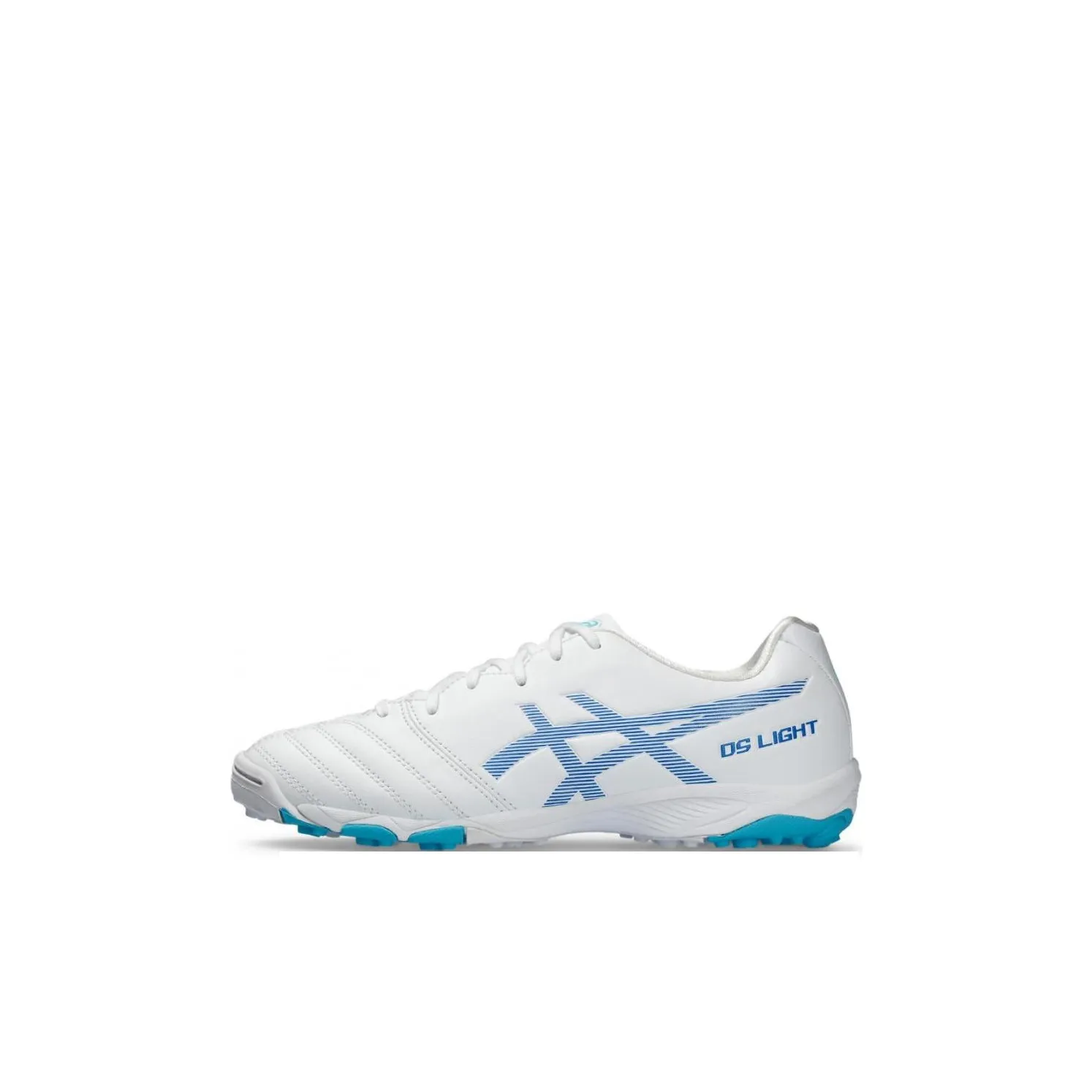 Asics Ds Light JR Artificial Lawn Low Top Kids' Soccer Shoes White Blue Kids'