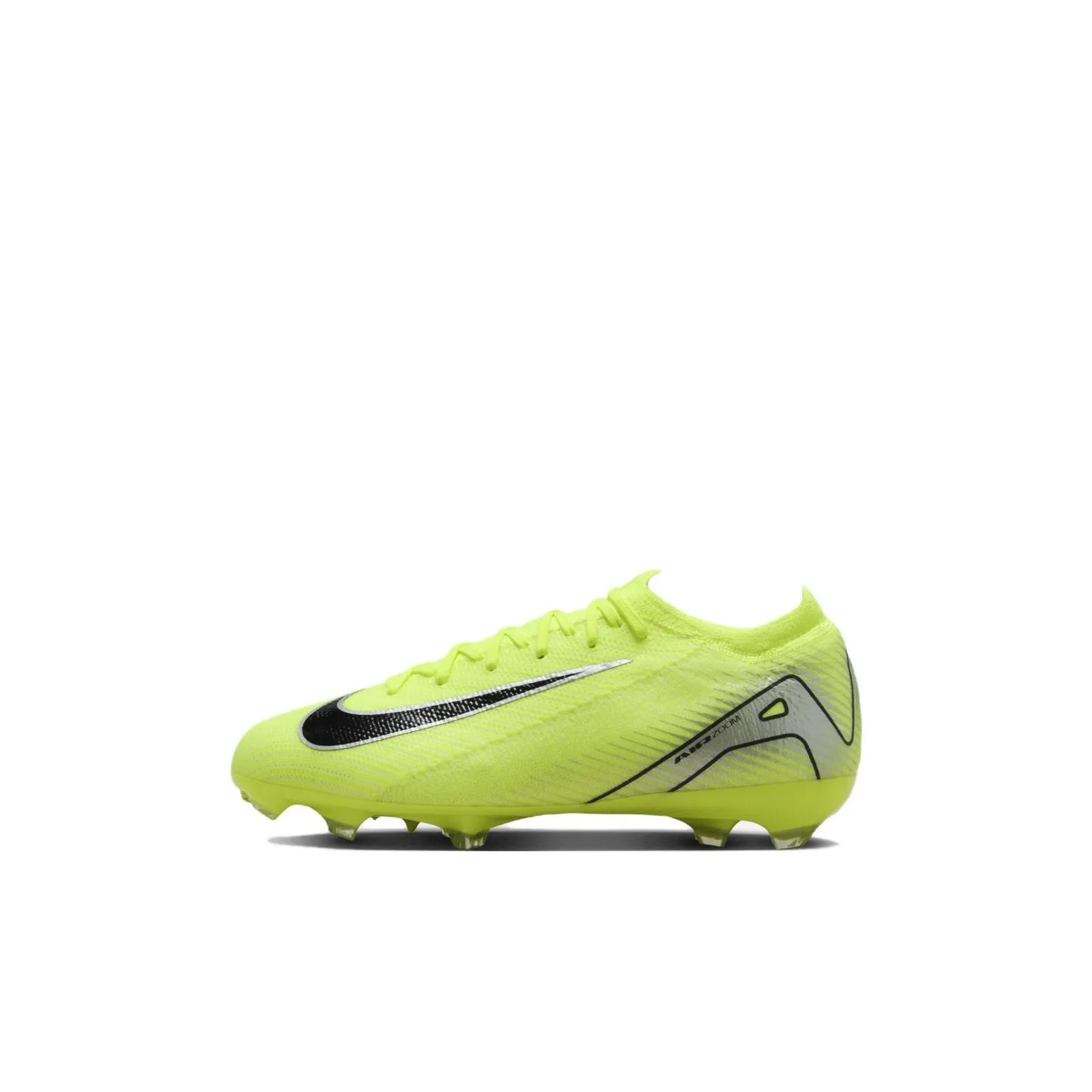 Nike Mercurial Vapor 16 Pro Slip-Resistant Shock Absorbers Низкие Детские Футбольные Бутсы Желтые Детские