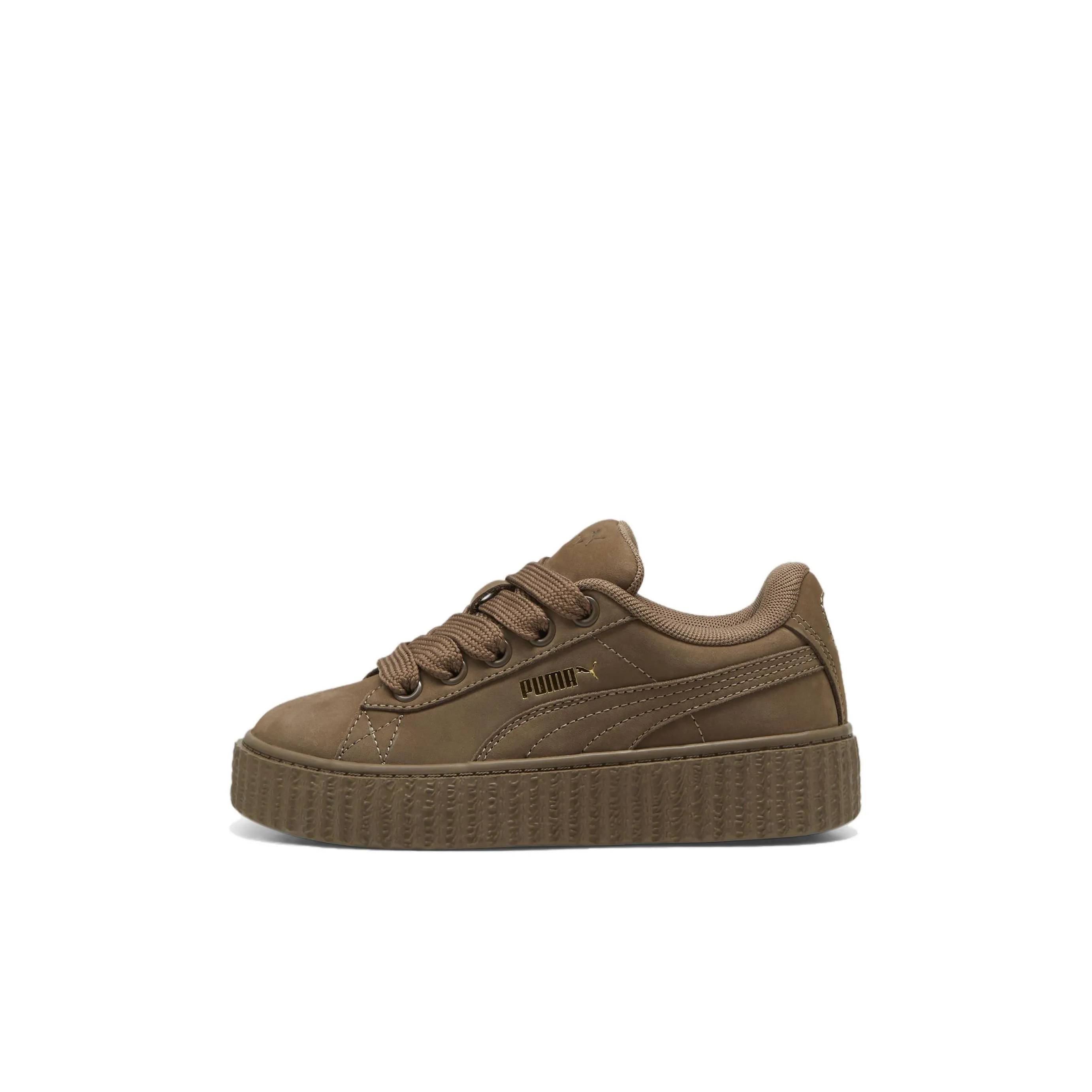 FENTY x PUMA Creeper Phatty Low Топ Детские Скейтбординги Коричневый Children Возраст 3-7 лет