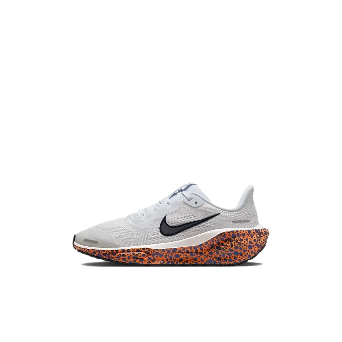 Nike Pegasus 41 Противоскользящий Устойчивый к истиранию Низкий Топ Детская Беговая Обувь Белая Детская