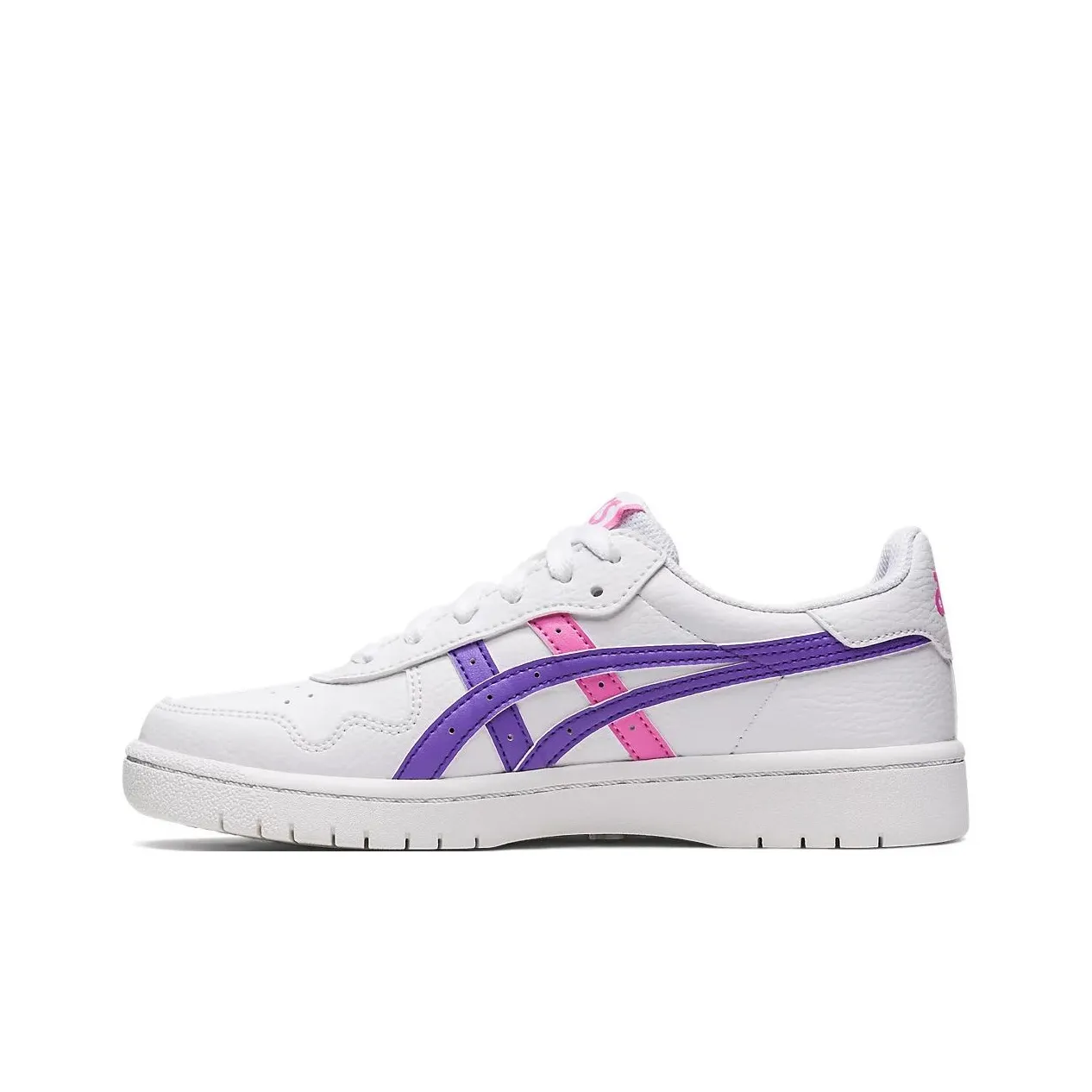 Asics JAPAN S Low Top Kids' Skateboarding Shoes White Purple Teenagers