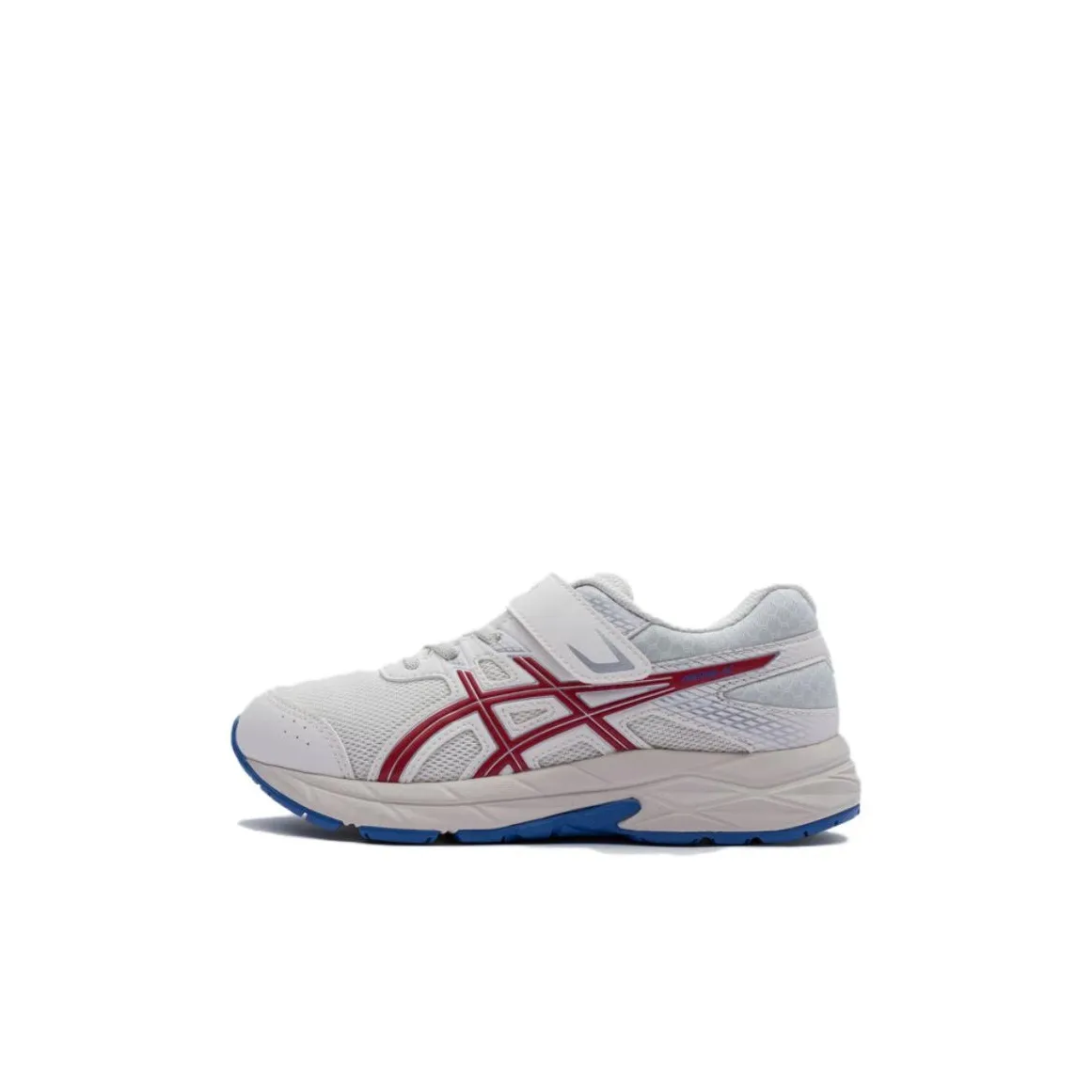 Asics RUNNING KIDS CONTEND Series Низкий Топ Детская Беговая Обувь Белый Красный Малыш