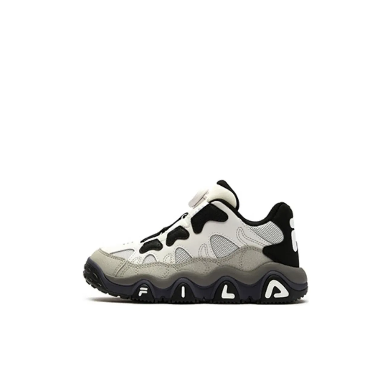 FILA KIDS BOA Slip-resistant Children's Basketball Shoes Gray Baby