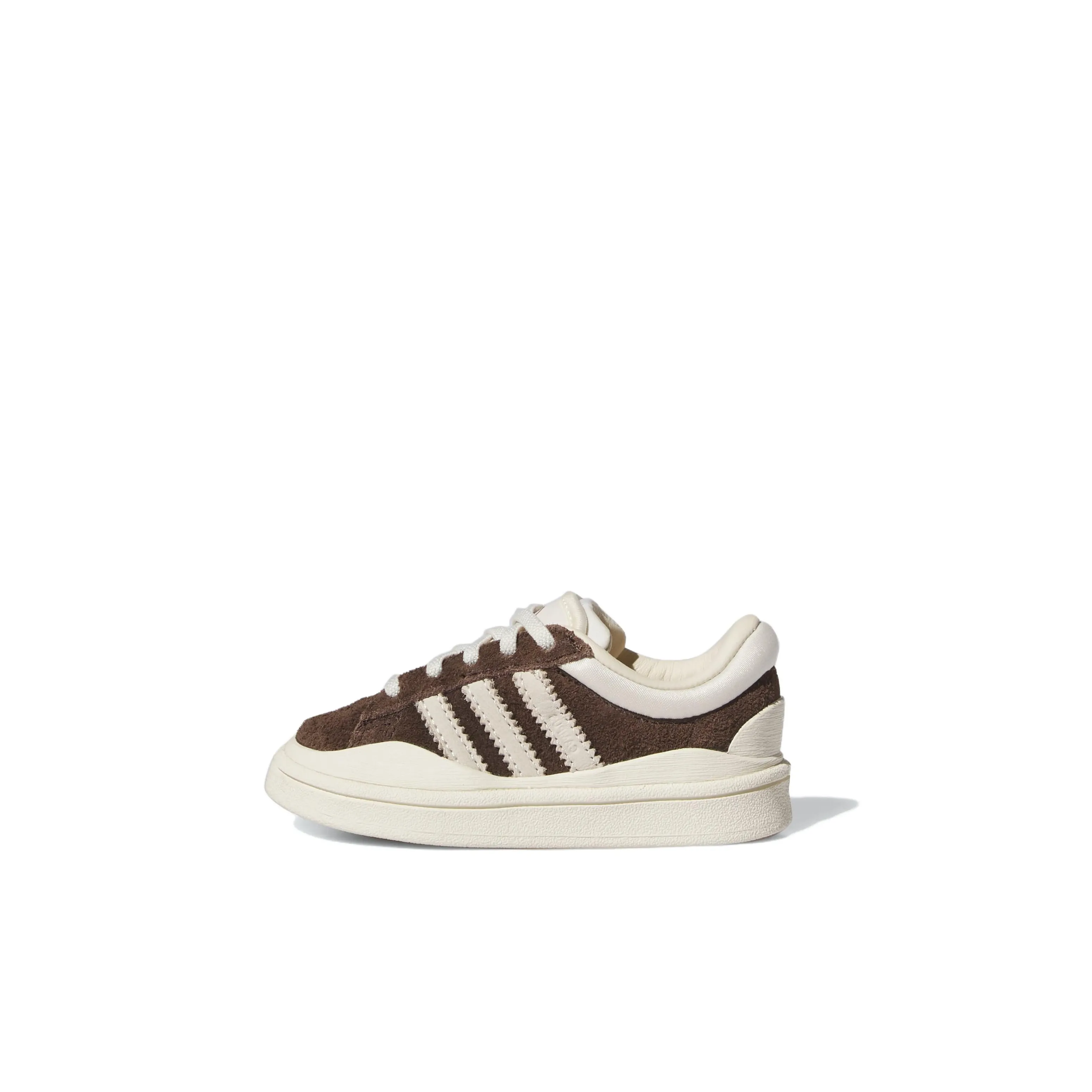 Adidas Originals CAMPUS 00s Bad Bunny Устойчивая к истиранию Низкая Обувь для малышей Бежевый Белый Коричневый Для младенцев и малышей