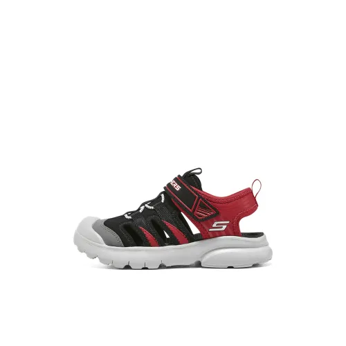 Skechers OUTDOOR MENS Детские сандалии Черно-красный Kids