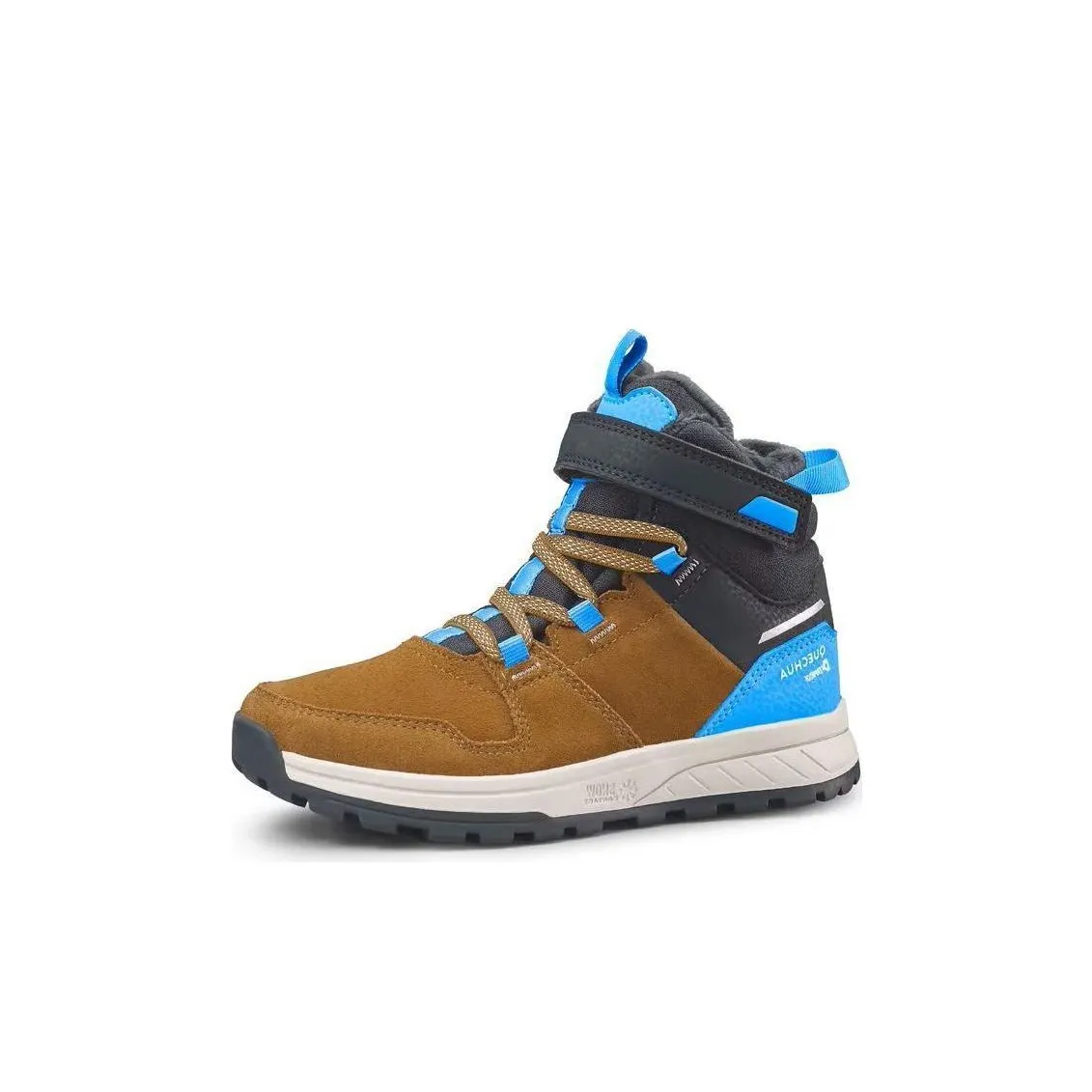 DECATHLON SH500 Slip Водонепроницаемый Тепловой Высокий Топ Детская Туристическая Обувь Кофейно-Коричневый KIDS