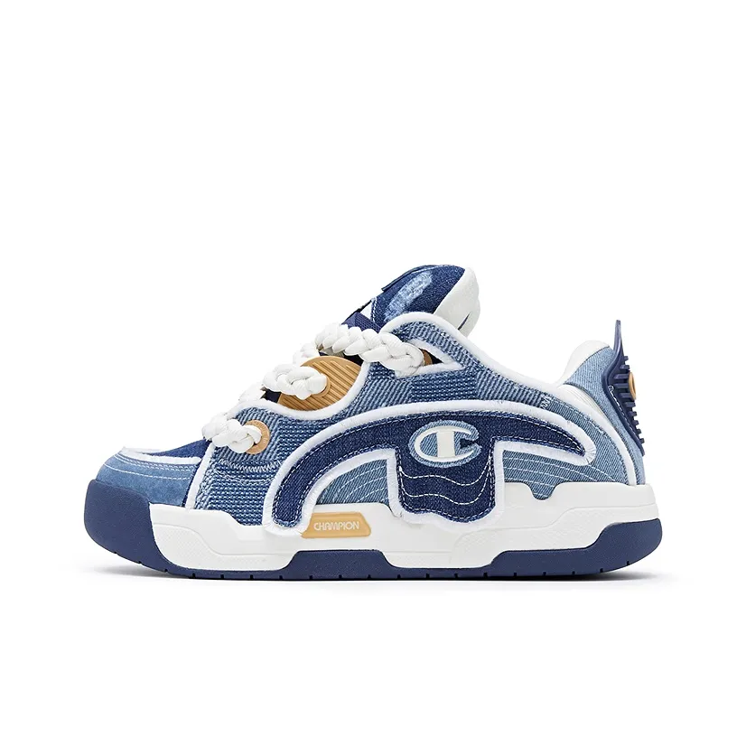 Champion Low Top Скейтборд Кроссовки Мужские Македонский Синий Куркума