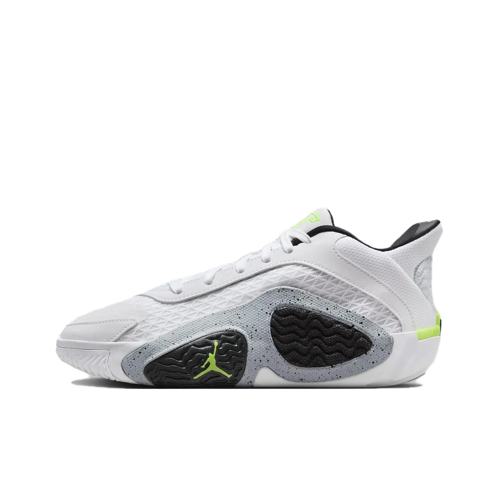 Джордан Tatum 2 Tatum 2 Противоскользящие амортизаторы Низкий топ Детские баскетбольные кроссовки Белый Черный Серый Зеленый