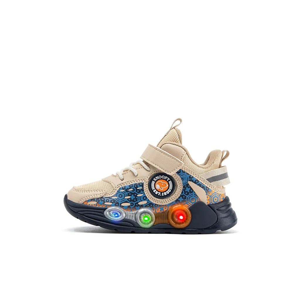 SNOOPY Slip-resistant Амортизация с Rebound Детские Lifestyle Shoes Бежевый Синий Детский