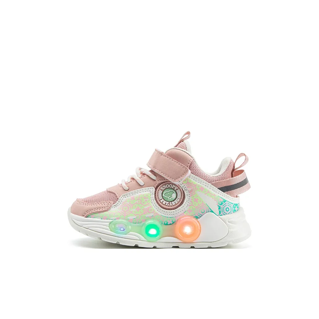 SNOOPY Slip-resistant амортизация с отскоком Kids Lifestyle Shoes Pink Kids