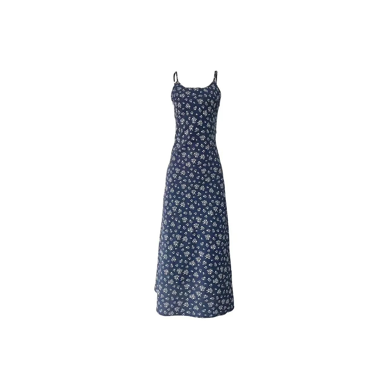 Vine Color Fashion Slip Dress Style Women's Navy Blue Classic Tone