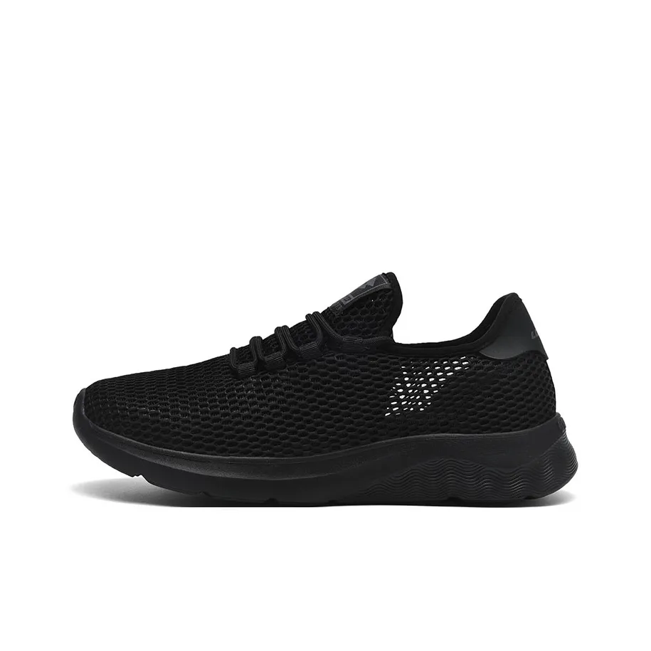LOTTO Slip-resistant Breathable Lightweight Coating Low-Top Casual Men's Black Лотто Противоскользящий Дышащий Легкий Покрытие Низкий Топ Повседневный Мужской Черный
