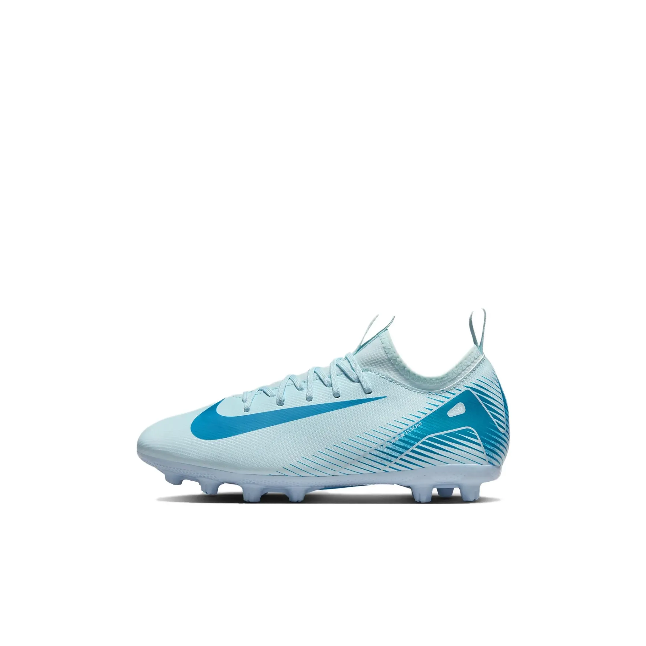 Nike Mercurial Vapor 16 Противоскользящие Устойчивые к истиранию Низкие Топ Детские футбольные бутсы Синий Kids