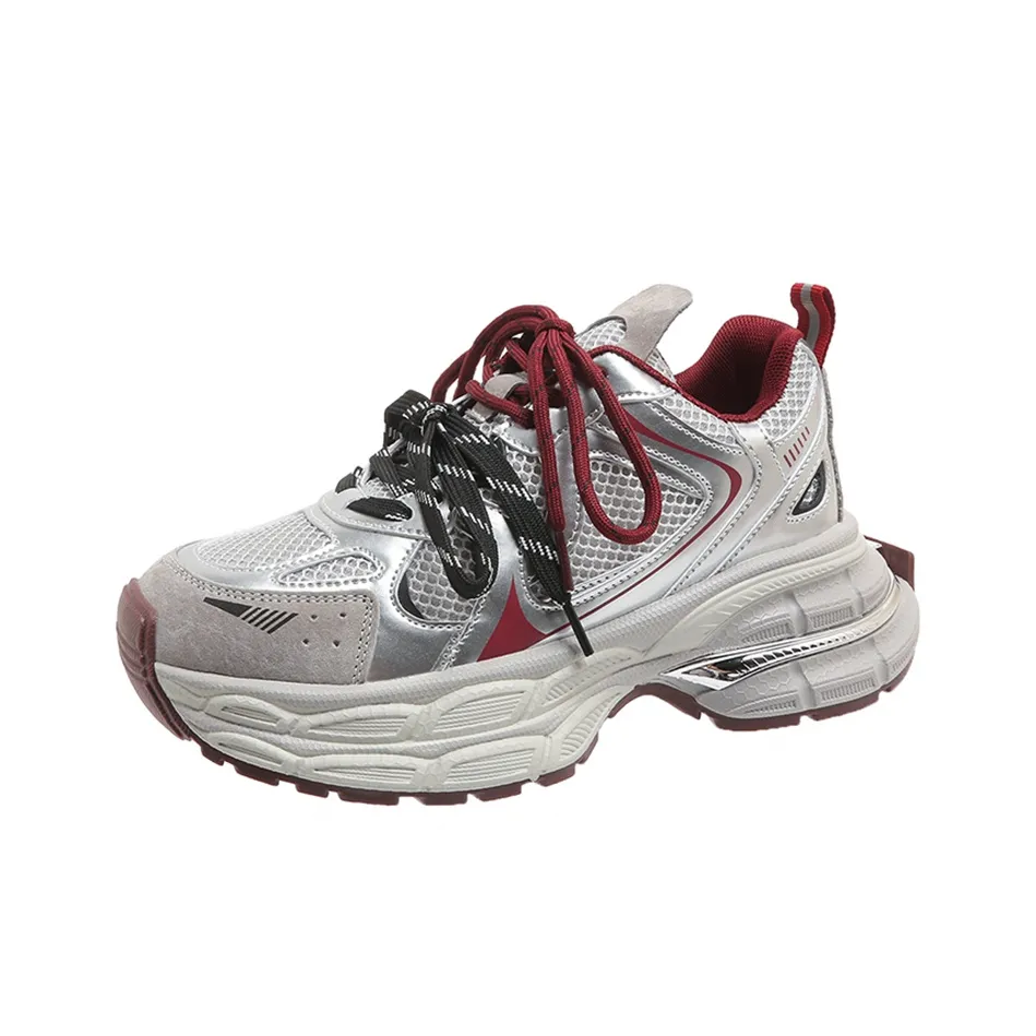 TONYBEAR Anti-Slip Wear-Resistant Low-Top Chunky Sneakers Women's