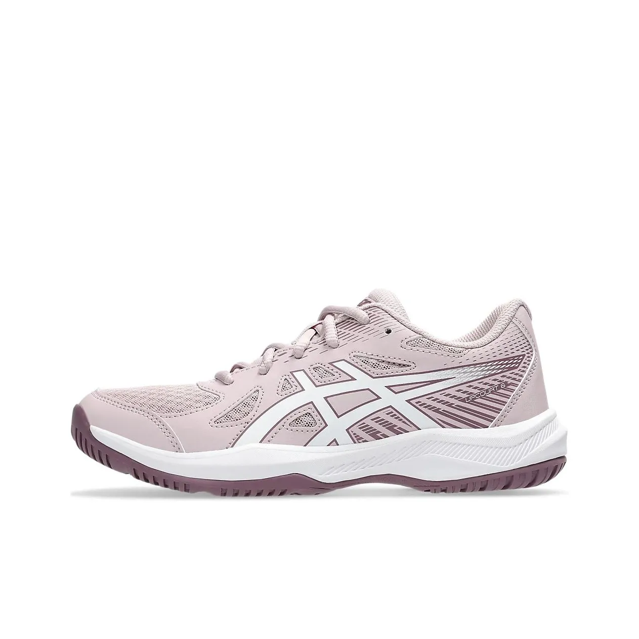Asics Gel Upcourt 6 Abrasion Resistant Low Top Kids' Running Shoes Lotus Color