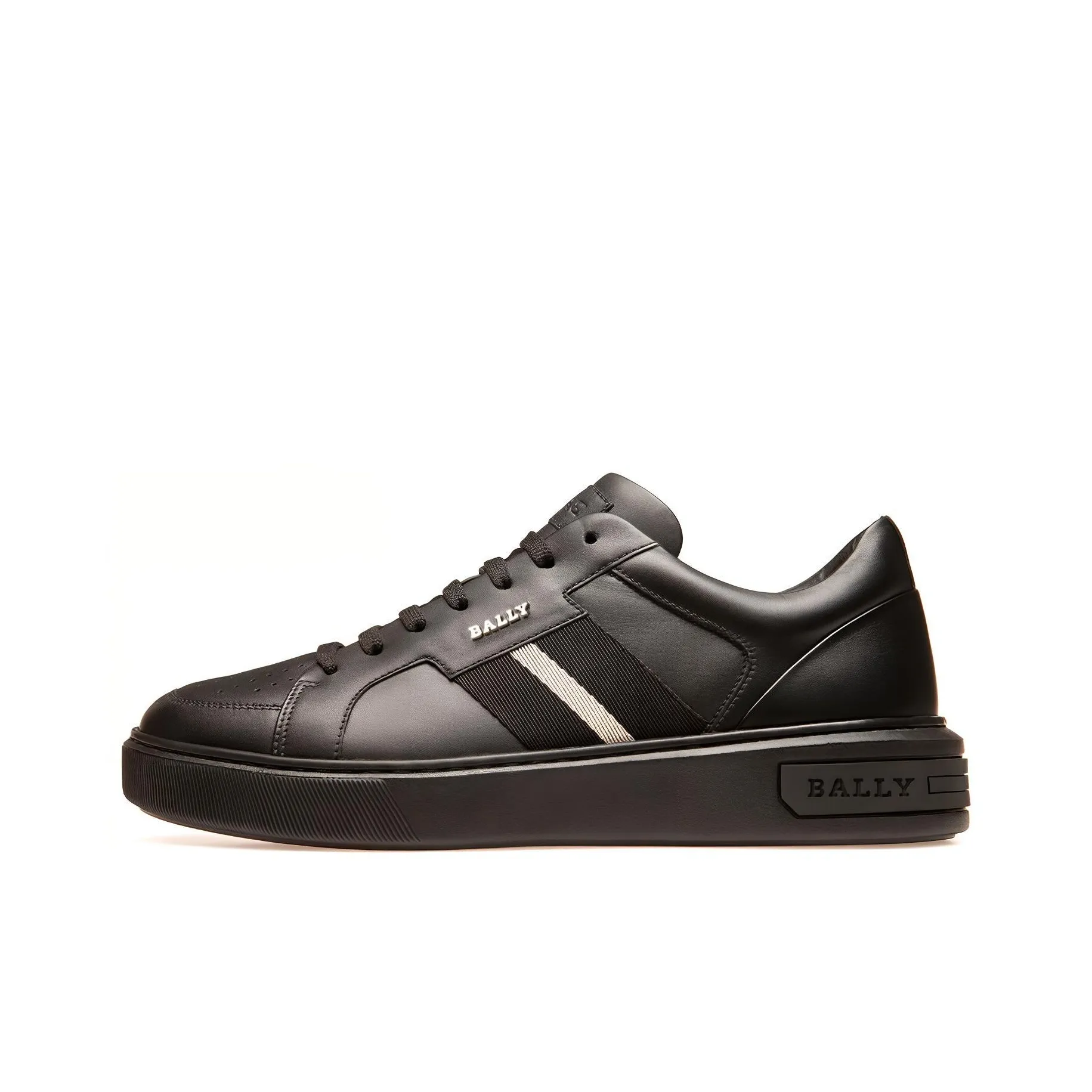 BALLY Anti Slip Wear Resistant Low Top Skateboard Shoes Men's Black
