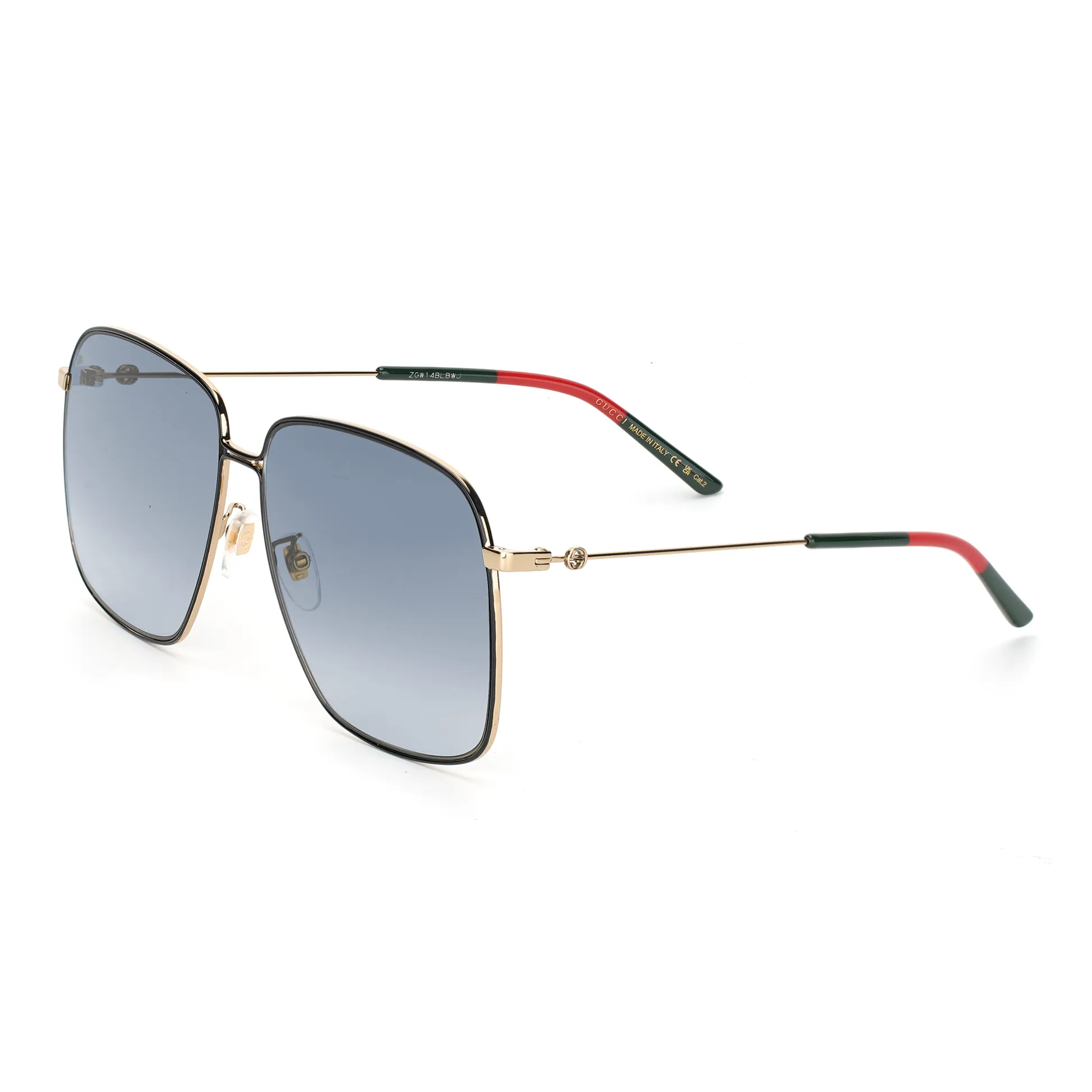 GUCCI Metal Square Sunglasses Unisex