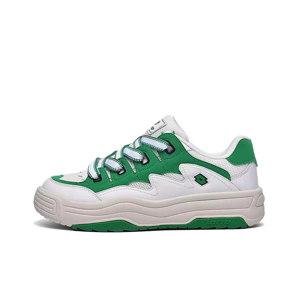 LOTTO Slip Resistant Quick Dry Abrasion Resistant Low Top Skateboard Shoes Women's Green