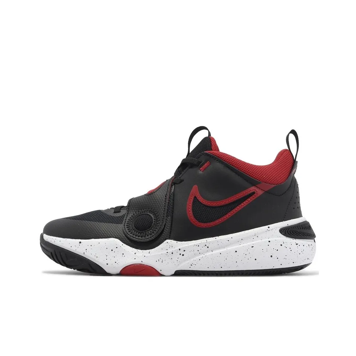 Nike Team Hustle D 11 Амортизация Низкий Топ Детские Баскетбольные Кроссовки Черный