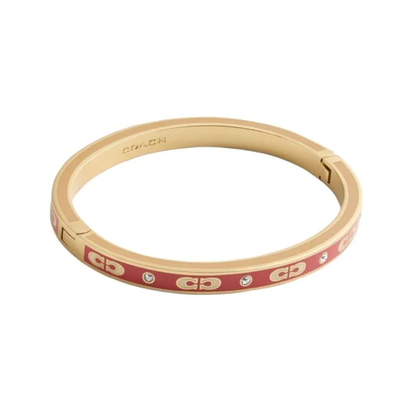 COACH Эмаль Браслеты Унисекс Золото