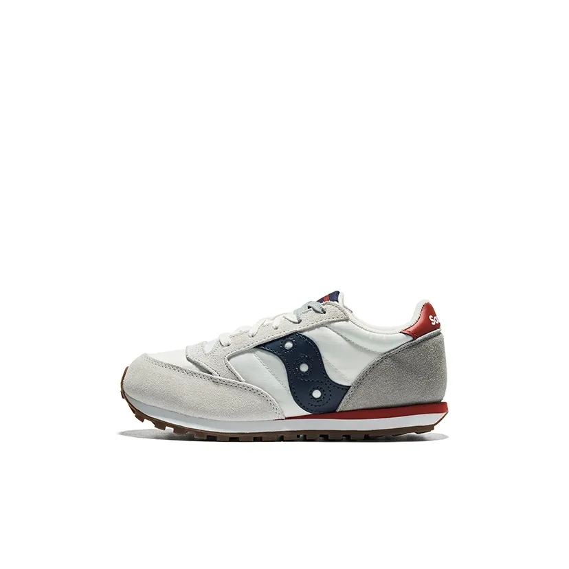 Saucony Jazz Original Low Top Kids' Running Shoes Gray Blue Red Kids'