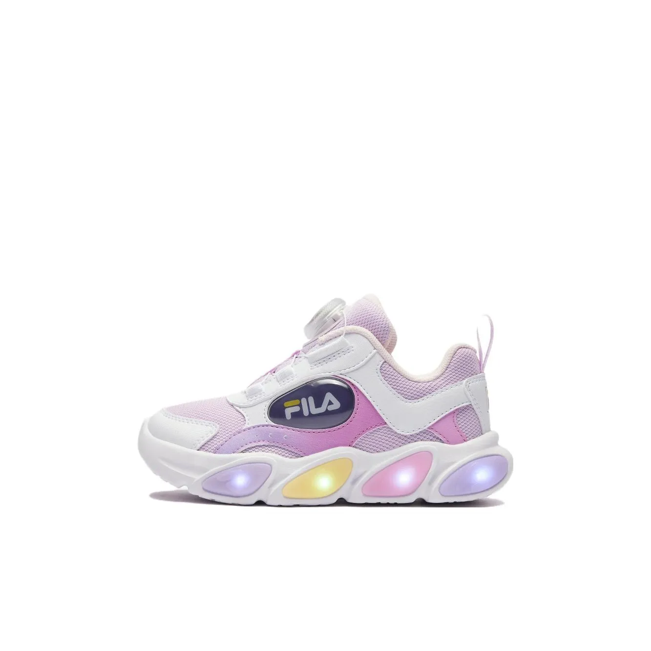 FILA KIDS Ferris Wheel Амортизация Низкий Топ KIDS Lifestyle Shoes Розовый Фиолетовый Детские Возраст 3-7 лет
