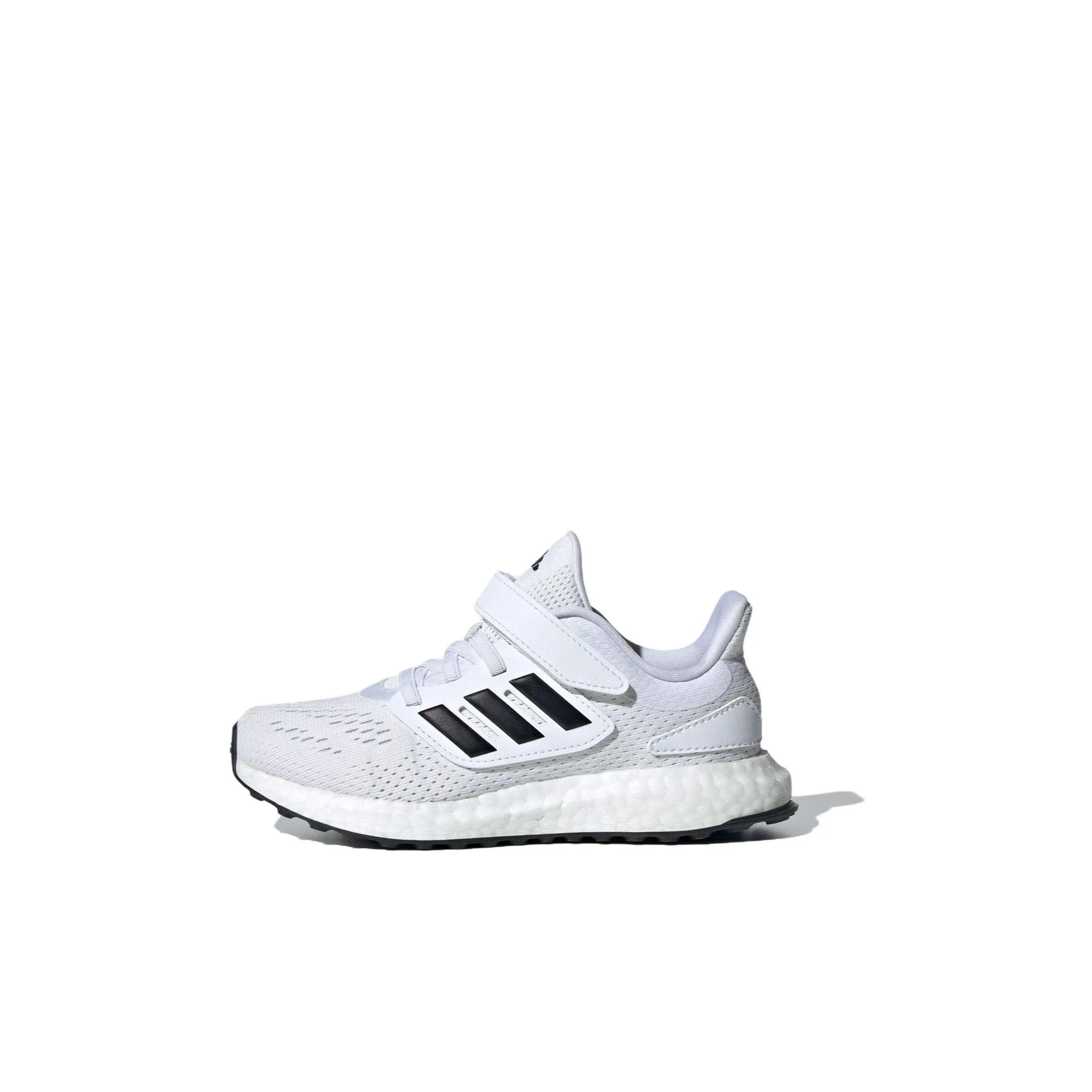 Adidas Pure Boost Амортизация Устойчивый к истиранию Легкий Амортизация Низкий Топ Беговые кроссовки Белый Черный Детский
