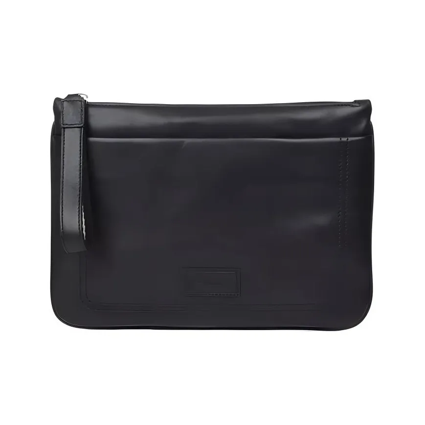 BALLY Клатч из коровьей кожи мужской черный