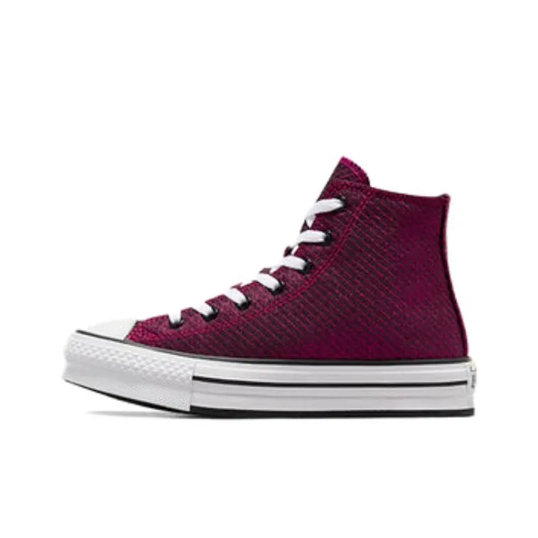 Converse Chuck Taylor All Star   Platform Lift High GS 'Sparkle - Prime Pink'